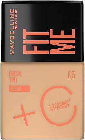 Base de maquillaje Fit Me Fresh Tint, Maybelline NY
