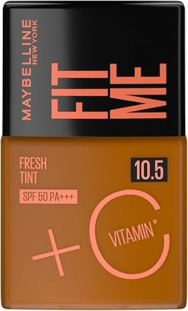 Base de maquillaje Fit Me Fresh Tint, Maybelline NY