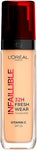 L´Oréal Paris, Base de maquillaje liquída de larga duración, Infallible 32h Freswear