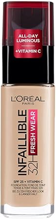 L´Oréal Paris, Base de maquillaje liquída de larga duración, Infallible 32h Freswear