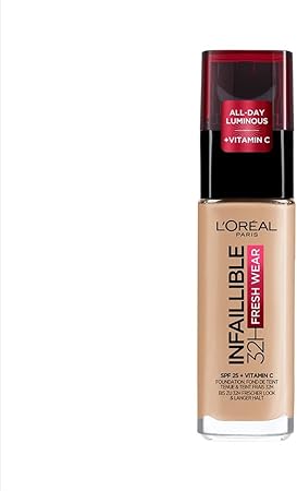 L´Oréal Paris, Base de maquillaje liquída de larga duración, Infallible 32h Freswear