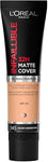 L’Oréal Paris, base de maquillaje de alta cobertura mate y larga duración, Infallible 32h Matte Cover