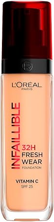 L´Oréal Paris, Base de maquillaje liquída de larga duración, Infallible 32h Freswear