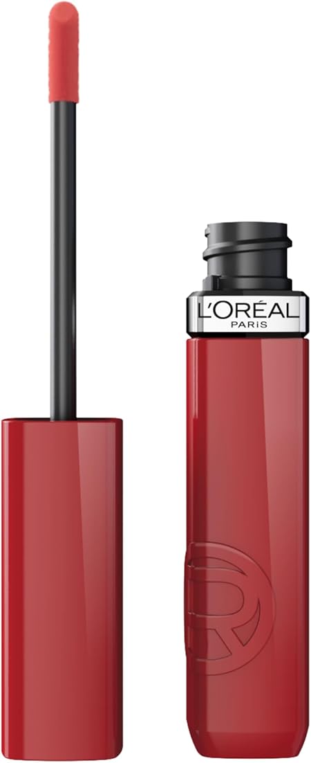 L'Oréal Paris Laque Resistance, labial líquido con acabado brillante de larga duración, 5ml
