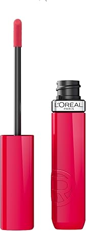 L'Oréal Paris Laque Resistance, labial líquido con acabado brillante de larga duración, 5ml