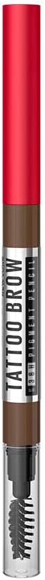 Conoce Tattoo Brow Lift tono Dark Brown De Maybelline New YorkEl delineador de cejas en barra para estilizarla y rellenarla, que no se transfiere ni se corre