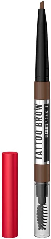 Conoce Tattoo Brow Lift tono Dark Brown De Maybelline New YorkEl delineador de cejas en barra para estilizarla y rellenarla, que no se transfiere ni se corre