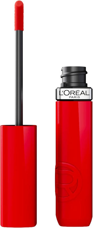 L'Oréal Paris Laque Resistance, labial líquido con acabado brillante de larga duración, 5ml