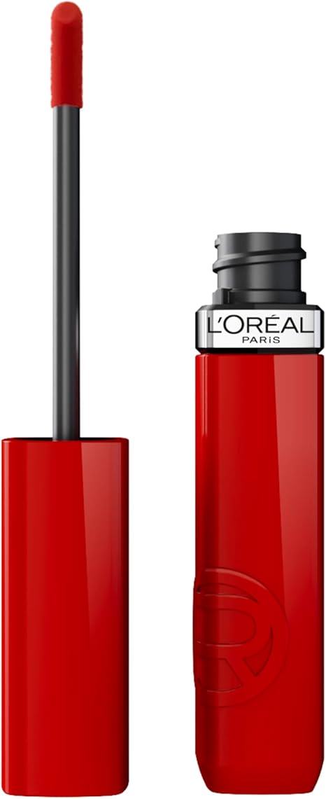 L'Oréal Paris Laque Resistance, labial líquido con acabado brillante de larga duración, 5ml