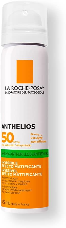 La Roche-Posay Anthelios Bruma Invisible Ultraligera FPS 50+ Protector Solar Facial Spray, 75ml