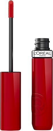 L'Oréal Paris Laque Resistance, labial líquido con acabado brillante de larga duración, 5ml
