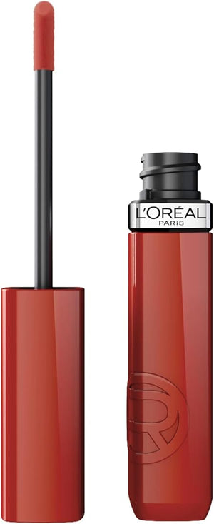 L'Oréal Paris Laque Resistance, labial líquido con acabado brillante de larga duración, 5ml