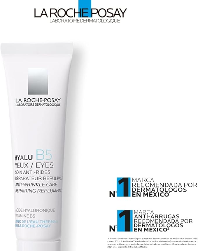 La Roche-Posay Crema para Contorno de Ojos La Roche Posay Hyalu B5 Ojos Antiarrugas para Piel Sensible 15ml