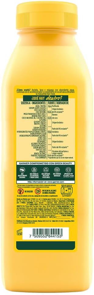 Garnier Fructis Shampoo Fructis Hair Food Banana 300Ml