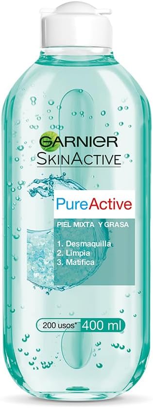 Garnier Skin Naturals Face Agua Micelar Pureactive, 400 ml