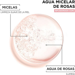 Garnier Skin Active Agua micelar desmaquillante con Agua de Rosas, 400ml.