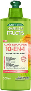 Garnier Fructis Adiós Esponjado Crema 10en1 Antifrizz 300 ml