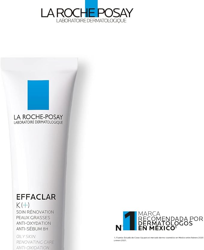 La Roche-Posay Crema Facial Anti-Imperfecciones La Roche Posay Effaclar K (+) para Piel Grasa y Puntos Negros 40ml