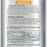 Garnier Express Aclara Agua micelar desmaquillante con Vitamina C Tono Uniforme, 400ml.