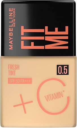 Base de maquillaje Fit Me Fresh Tint, Maybelline NY