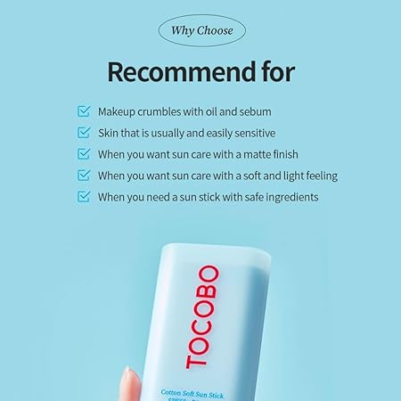 TOCOBO Sun Stick SPF 50+ – Barra solar mate vegana | Goddess Glow