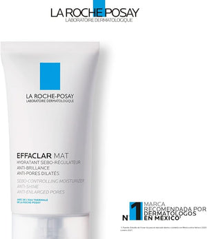 La Roche-Posay Effaclar Mat Crema Facial Matificante para Piel Grasa, 40 ml