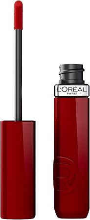 L'Oréal Paris Laque Resistance, labial líquido con acabado brillante de larga duración, 5ml