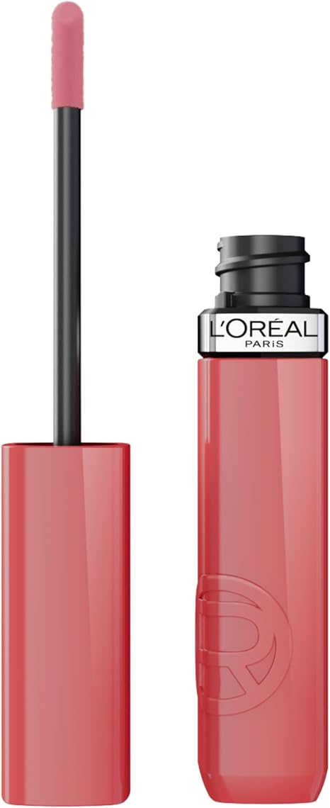 L'Oréal Paris Laque Resistance, labial líquido con acabado brillante de larga duración, 5ml