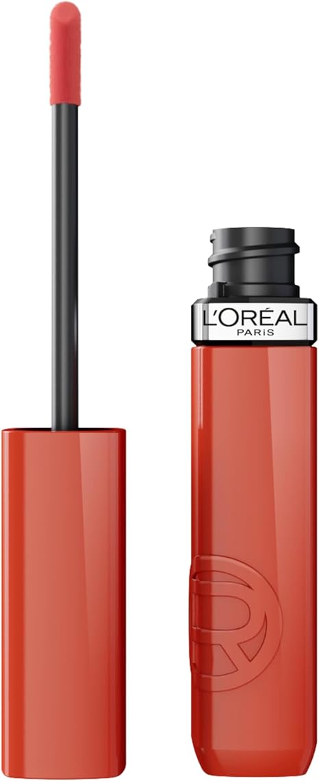 L'Oréal Paris Laque Resistance, labial líquido con acabado brillante de larga duración, 5ml
