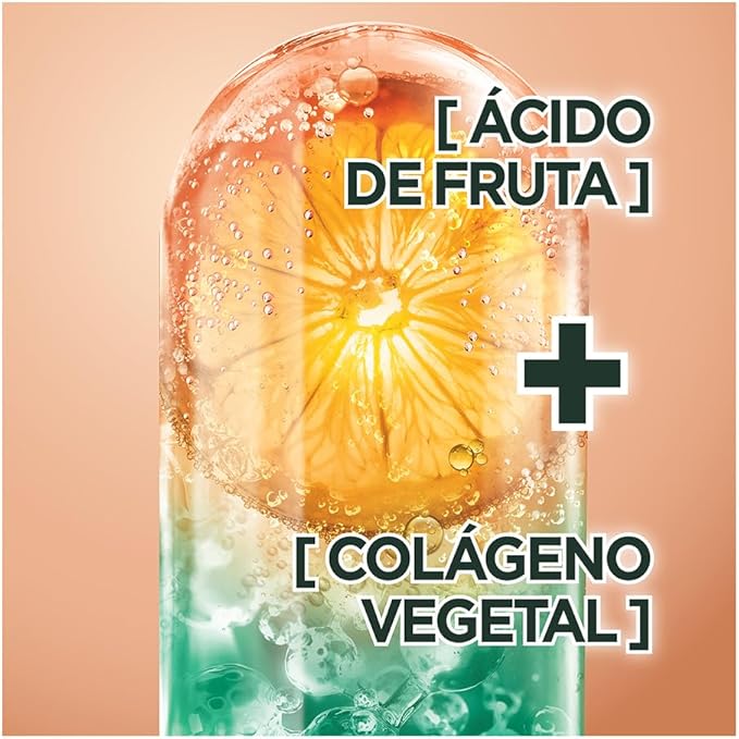 Garnier Fructis Borrador de Daño Control Grasa Shampoo 650ml para Cabello Dañado y Raíces Grasas