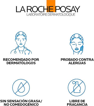 La Roche-Posay Anthelios Toque Seco FPS 50+ Protector Solar Facial para Piel Grasa, 50 ml