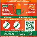 Garnier Fructis Crema para Peinar Sin Enjuague Borrador de Daño, largo perfecto crema 10 en 1, 300ml