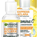 Garnier Express Aclara Sérum facial Anti manchas con Vitamina C, 30ml.