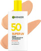 Garnier Super UV Protector Solar Facial Fluido Acabado Luminoso con Textura Invisible y Ligera, 40ml