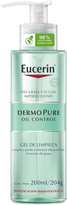 Eucerin DermoPure Gel Limpiador Facial, 200 ml