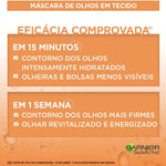 Garnier Skin Naturals Face Mascarilla facial en tela para ojos anti arrugas con naranja