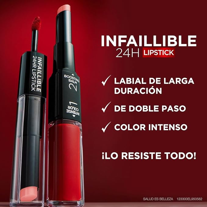L’Oréal Paris Infallible 24HR 2-Step Lipstick