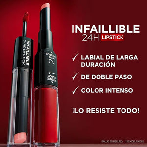L’Oréal Paris Infallible 24HR 2-Step Lipstick
