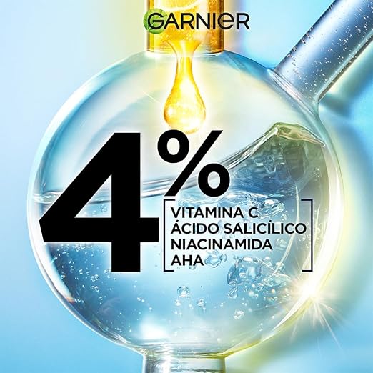 Garnier Express Aclara Sérum Anti-imperfecciones con Ácido Salicílico y Vitamina C, 30ml.