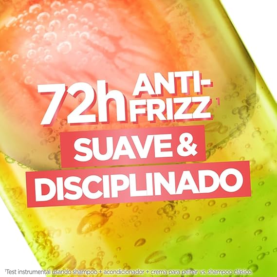 Garnier Fructis Adiós Esponjado Acondicionador Disciplinante Anrifrizz 650 ml