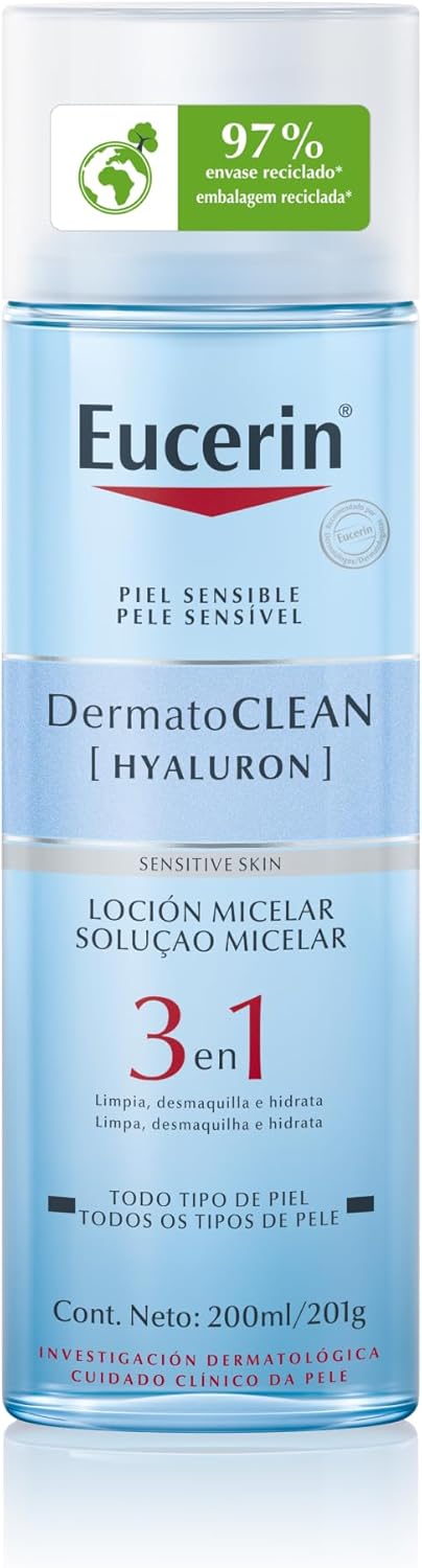 Eucerin Loción Micelar Facial DermatoClean para Todo tipo de piel, 200ml