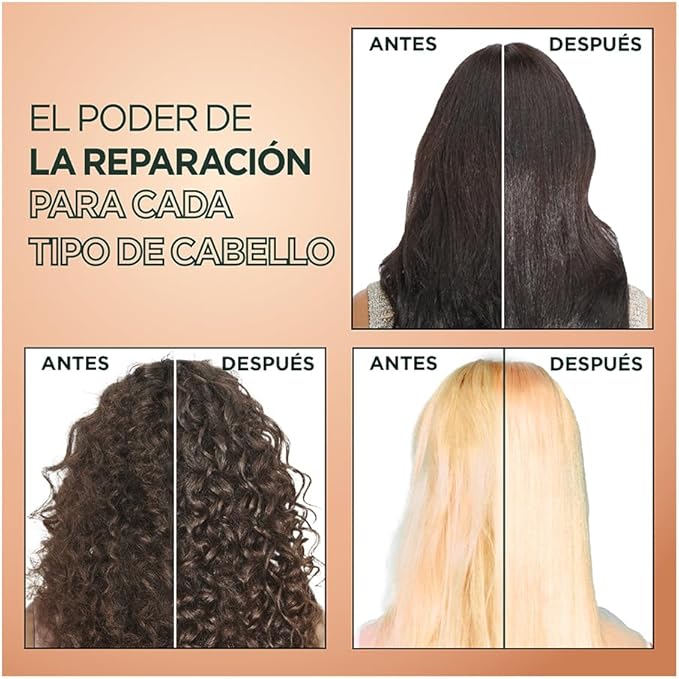 Garnier Fructis Borrador de Daño Control Grasa Shampoo 650ml para Cabello Dañado y Raíces Grasas