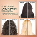 Garnier Fructis Borrador de Daño Control Grasa Shampoo 650ml para Cabello Dañado y Raíces Grasas