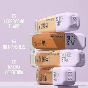 Maybelline Base de maquillaje líquida Superstay Lumi Matte, 40ml