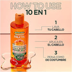 GARNIER Kit Rutina 3 packs Fructis Borrador de Daño y control Grasa: Shampoo 650ml + Acondicionador 650ml + Crema para peinar 300ml
