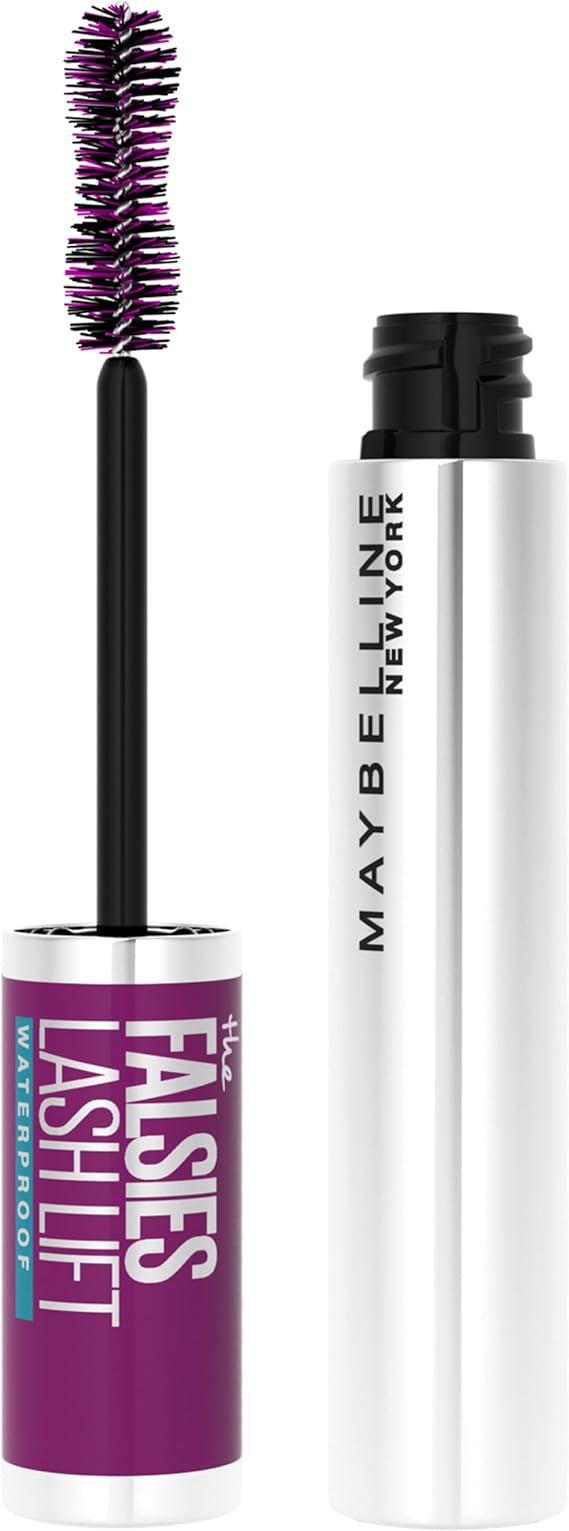 Maybelline Mascara para pestañas que brinda efecto lifting, False Lash Lift, Lavable, 9.6ml