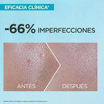 Garnier Super UV Protector Solar Facial Fluido Anti Imperfecciones con Acido Salicilico, Textura Invisible y Ligera, 40ml