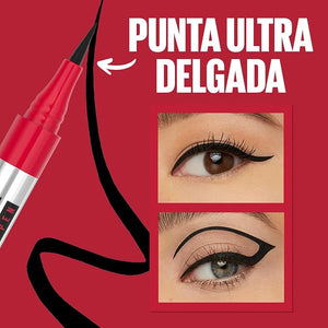 Maybelline Delineador de ojos en plumón Tattoo Liner Pen 48H*, Negro