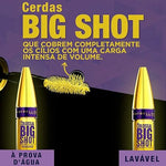Maybelline Mascara para Pestanas Lavable, The Colossal Big Shot, Very Black, 9.7 ml