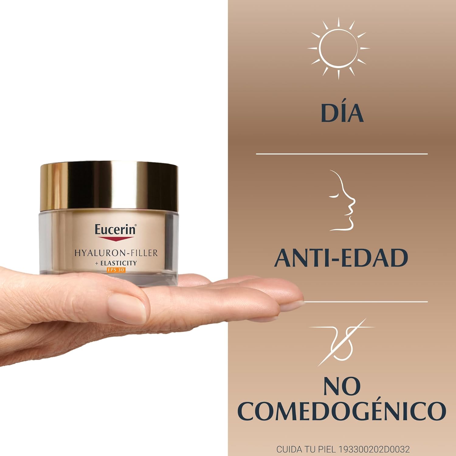 Eucerin Hyaluron Filler + Elasticity dia FPS30 50ml